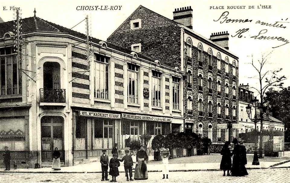 Choisy-le-Roi.Place Rouget-de-l'Isle