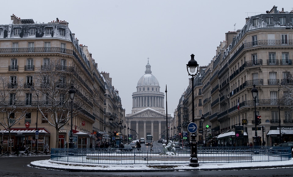 Place Edmond Rostand and Pantheon in France