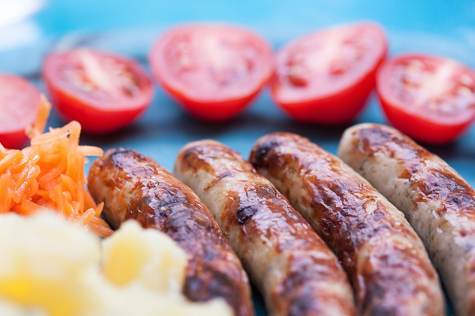 Grill sausage meat barbecue