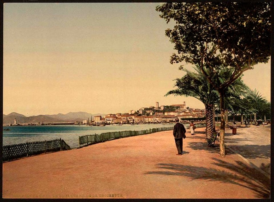 Cannes.Boulevard de la Croisette, vers 1890