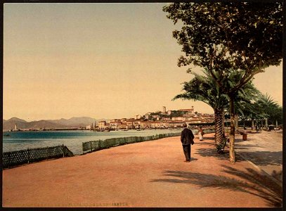 Cannes.Boulevard de la Croisette, vers 1890