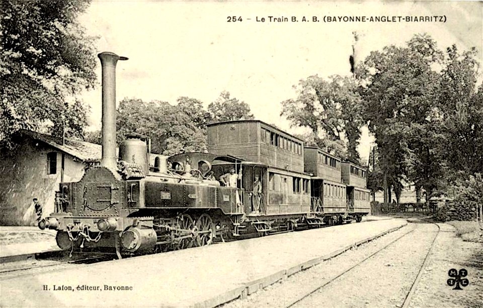 Anglet.Train Bayonne-Anglet-Biarritz