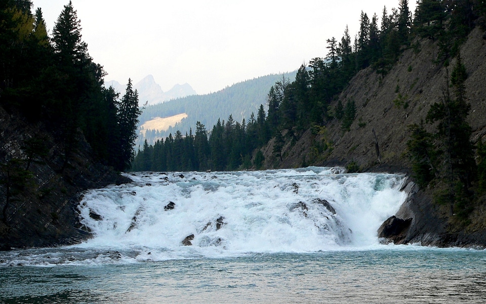 Bow Falls on the Bow River