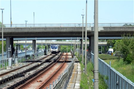 TTC Line1 TR Near Eglinton West. photo