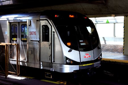 TTC Line1 TR At Eglinton West. photo