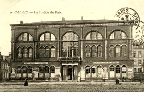 Calais.Justice de Paix, en 1905