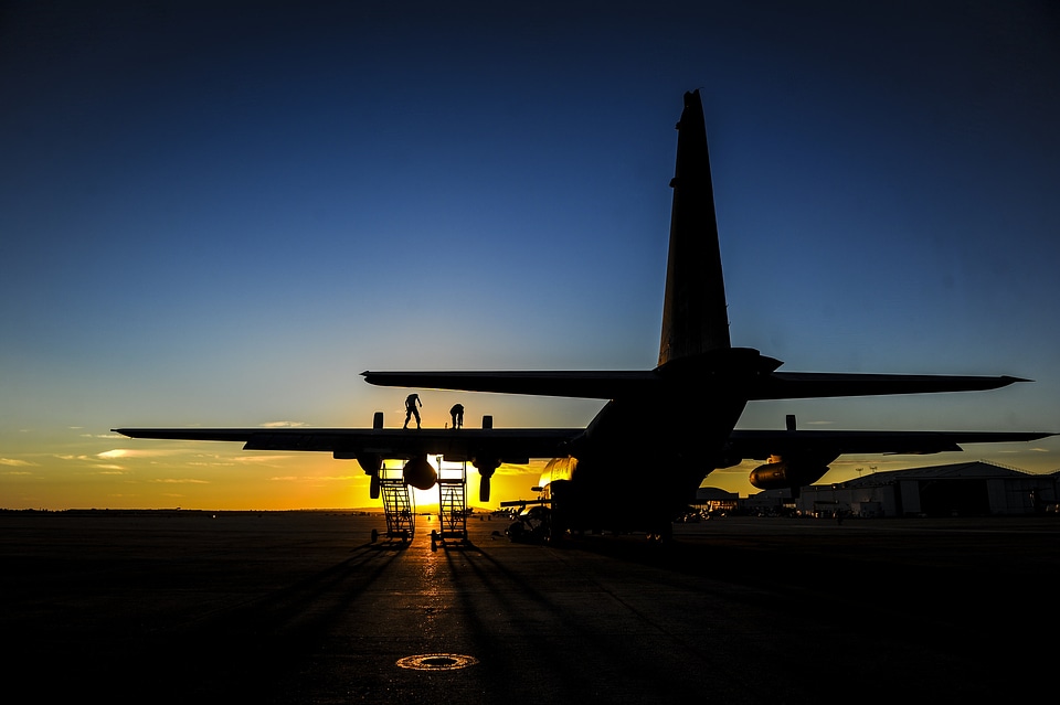 AC-130U Spooky gunship Airmen