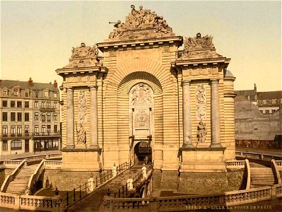 Lille.Porte de Paris.1890.Autochrome