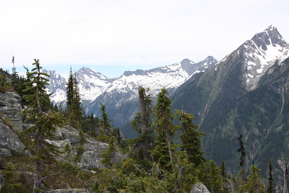 Canadian wilderness with Rocky Mountains