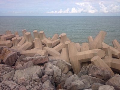 Sea defences photo