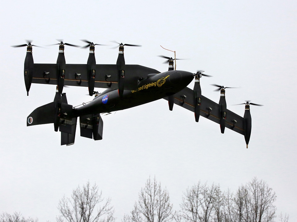 Ten-Engine Electric Plane Prototype Takes Off