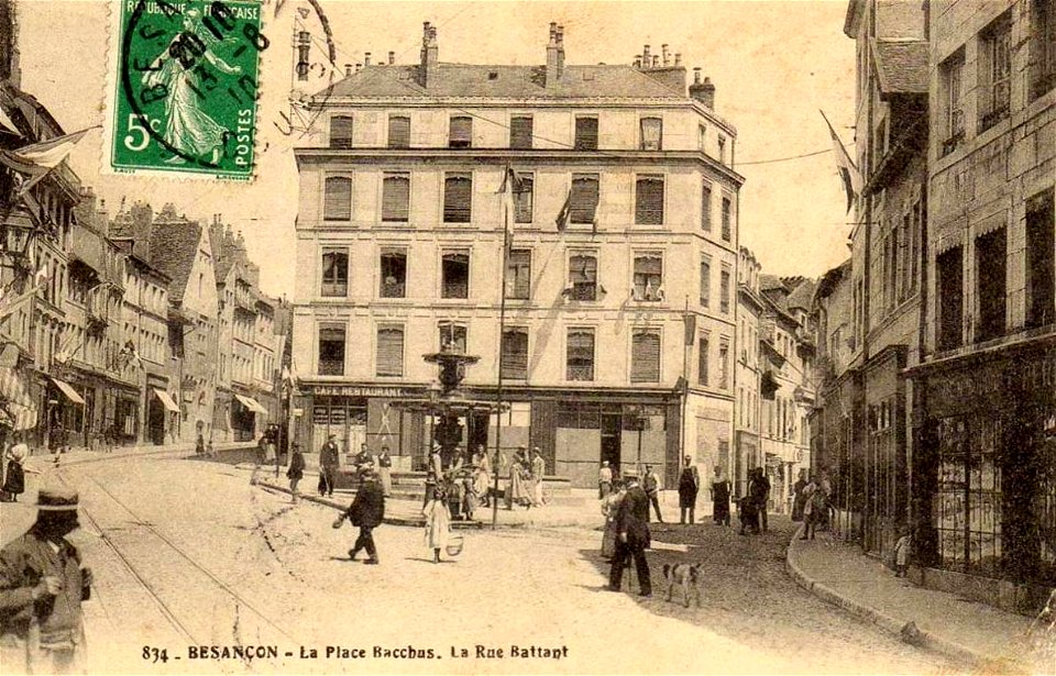 Besançon.la-place-bacchus-1910