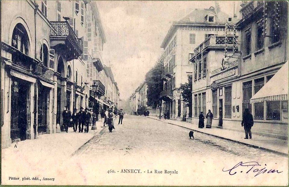 Annecy.Rue Royale.1903