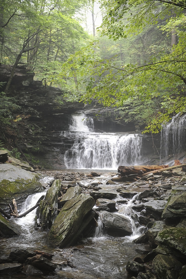 Waterfalls in Ricketts Glen State Park