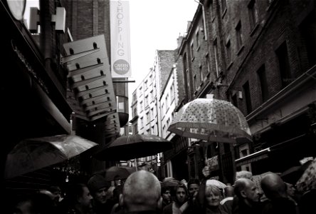 Umbrellas On Mathew Street