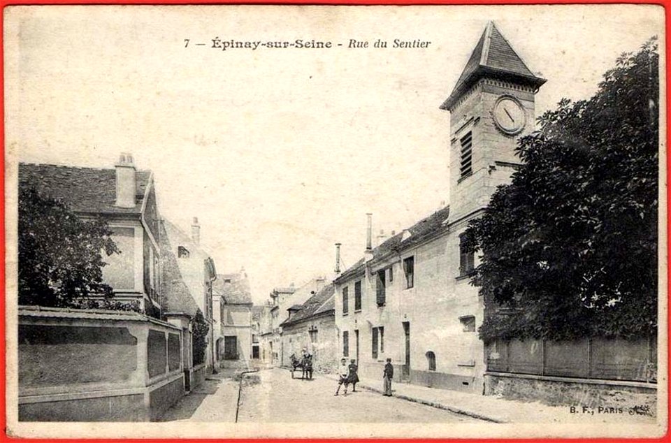 Épinay-sur-Seine.Rue du Sentier