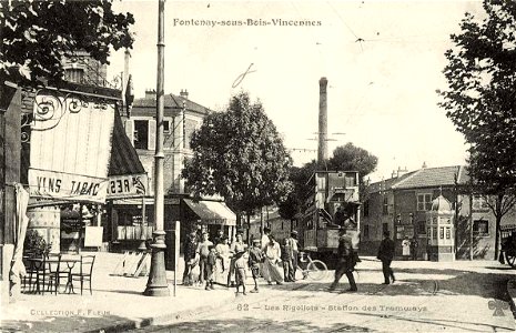 Fontenay-sous-Bois.Les Rigollots.Station des tramways