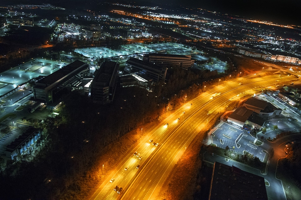 Aerial View Chantilly, Virginia