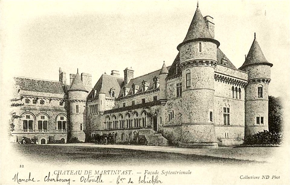 Cherbourg-Octeville.Octeville.Château de Martinvast