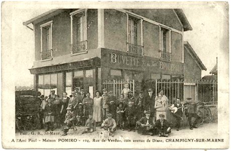 Champigny-sur-Marne.Rue de Verdun, angle de l'avenue de Diane