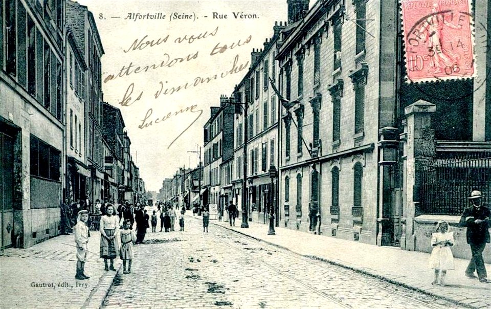Alfortville.Rue Véron.1906