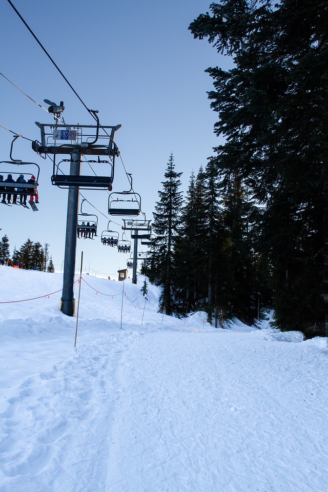 Winter at Grouse Mountain, Vancouver, BC