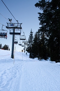 Winter at Grouse Mountain, Vancouver, BC photo