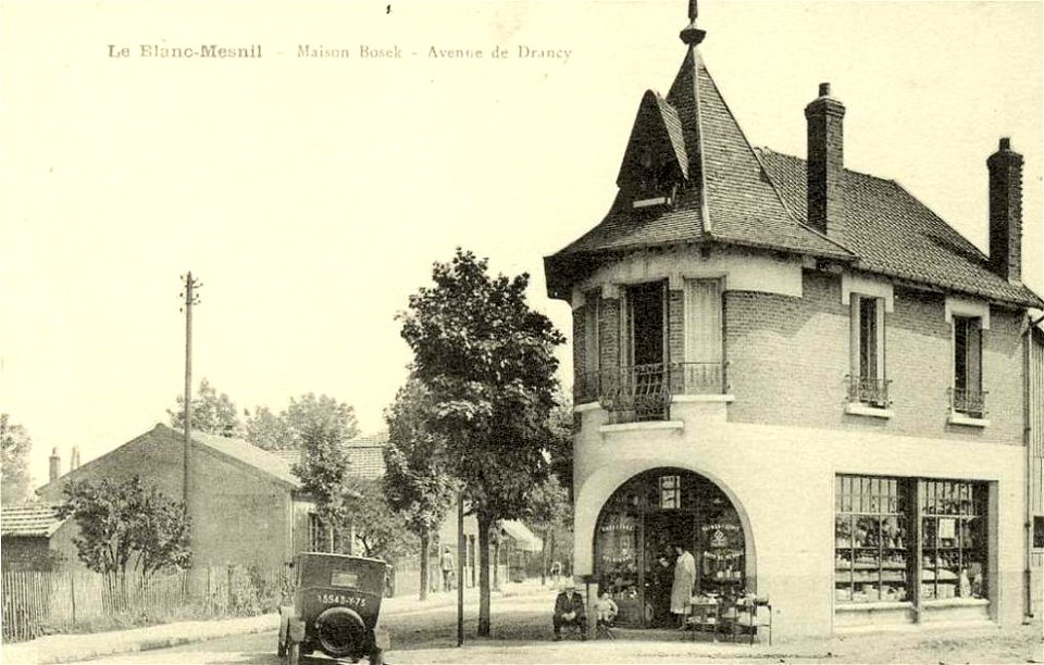 Le Blanc-Mesnil.Maison Bosek.Avenue de Drancy