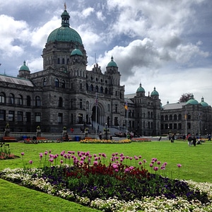 Canadian Parliament Building in Victoria British Columbia