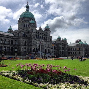 Canadian Parliament Building in Victoria British Columbia photo