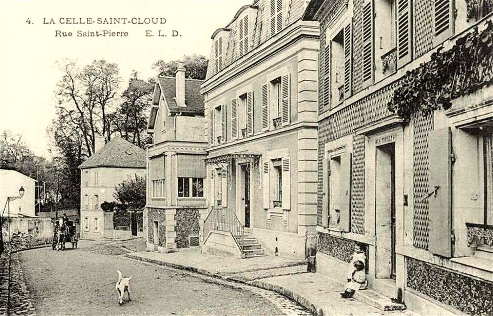 La Celle-Saint-Cloud.Rue Saint-Pierre
