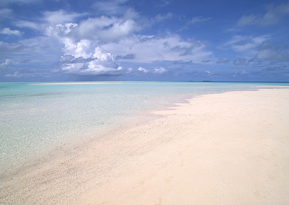 Untouched tropical beach