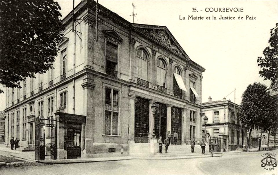 Courbevoie.La mairie et Justice de Paix