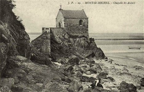Le Mont-Saint-Michel.Chapelle Saint-Aubert