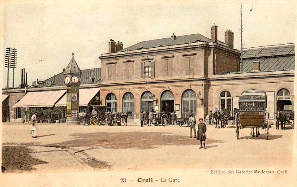 Creil.La gare