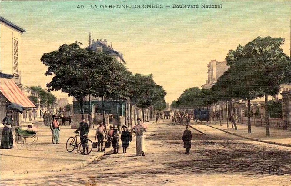 La Garenne-Colombes.Boulevard National