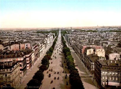 Paris.Avenue des Champs-Elysées.1890