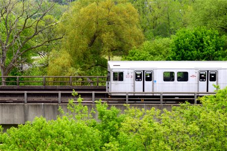 TTC T1 5310 Towards Kipling Approaching Old Mill. photo