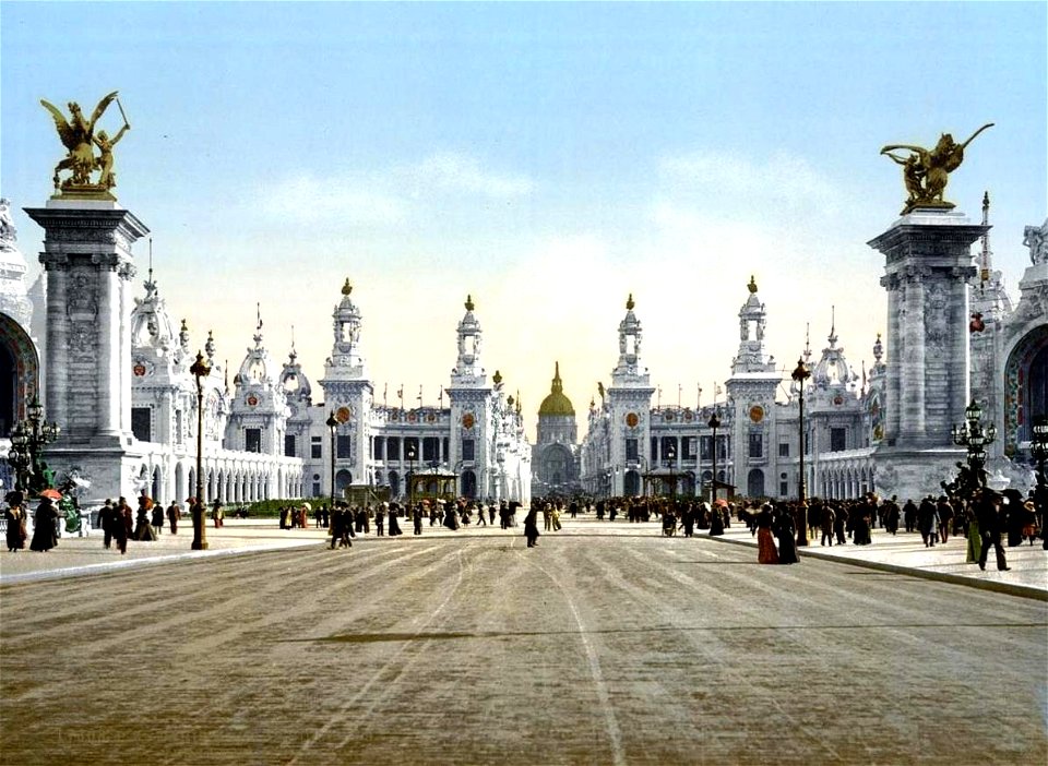 Paris.Exposition Universelle.1900.Avenue Nicolas.Palais