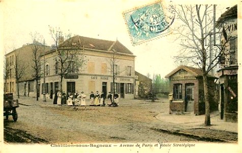 Bagneux.Avenue de Paris et route stratégique