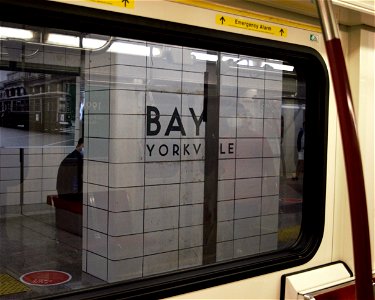 TTC Line1 TR in Bay Lower. photo