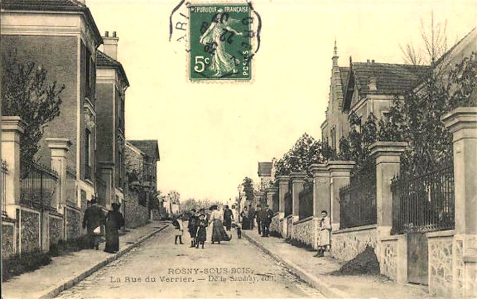 Rosny-sous-Bois.Rue du Verrier.De la Saudray