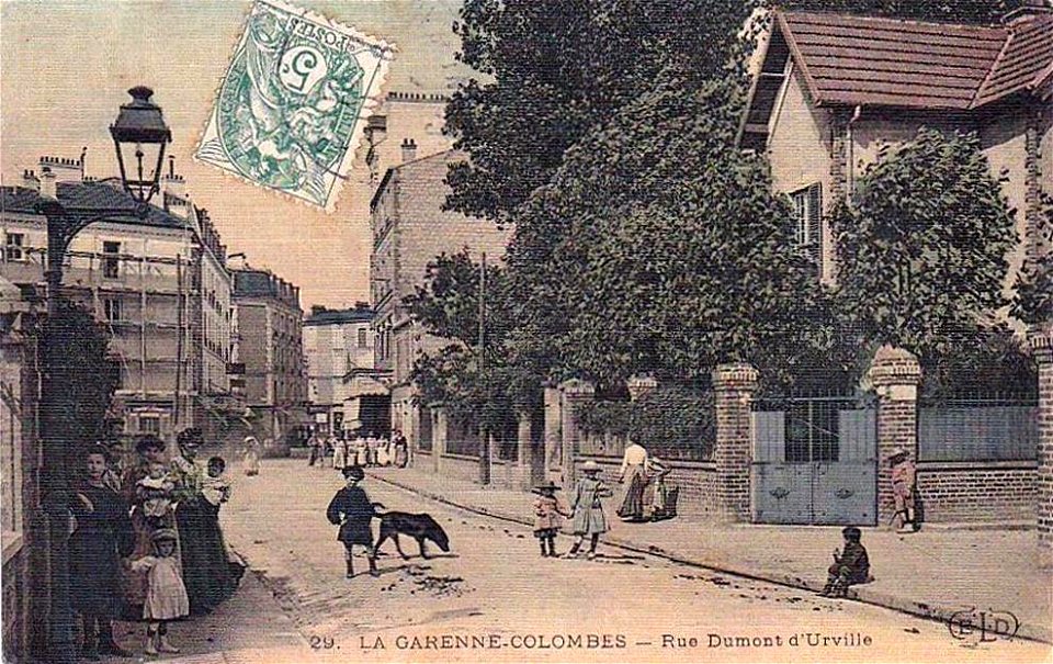 La Garenne-Colombes.Rue Dumont-d'Urville