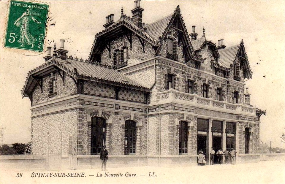 Épinay-sur-Seine.Nouvelle gare