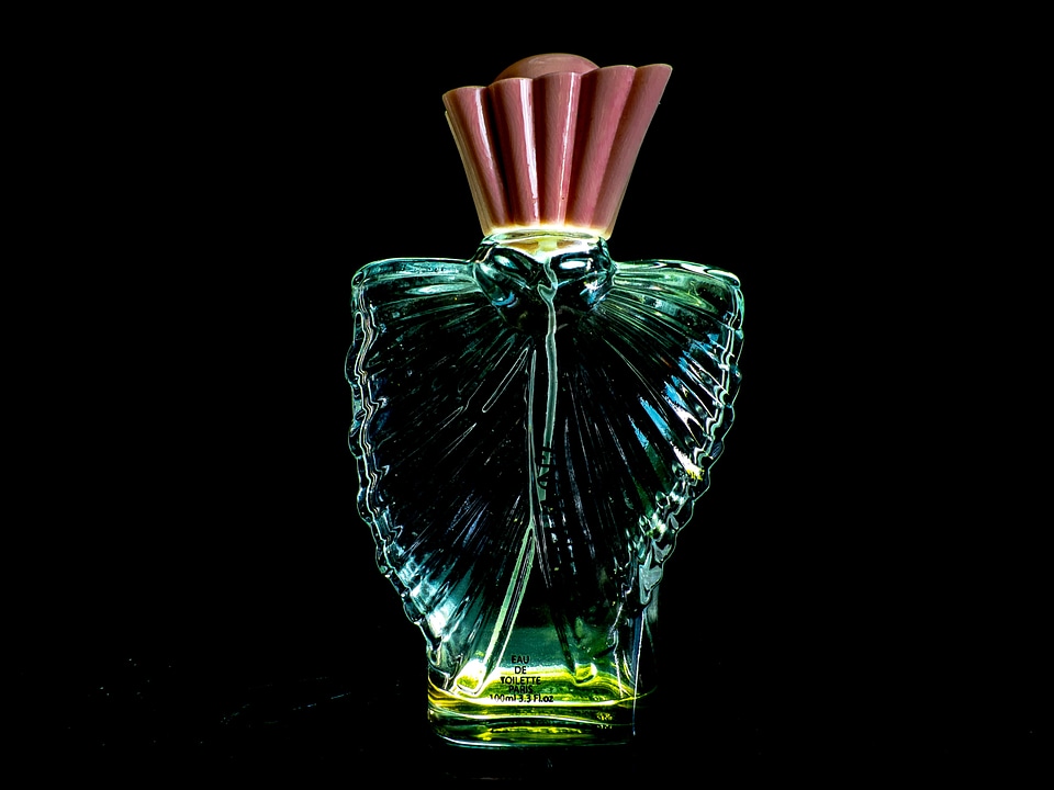 Cologne bottle glass