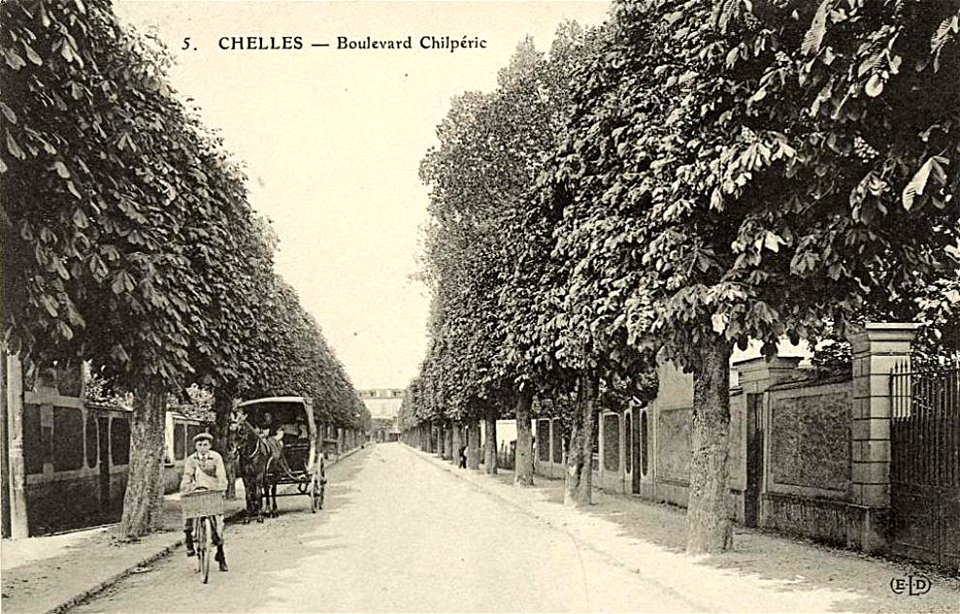 Chelles (Seine-et-Marne).Boulevard Chilpéric