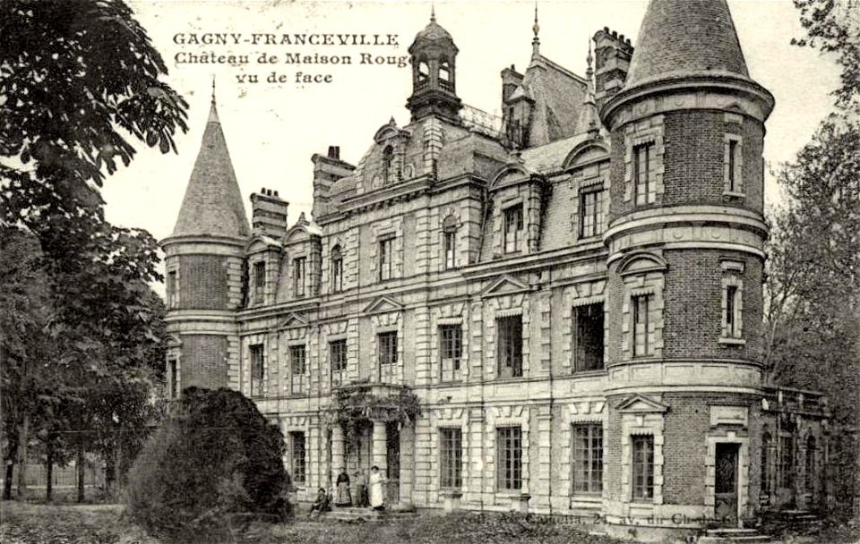 Gagny.Gagny-Franceville.Château de Maison-Rouge