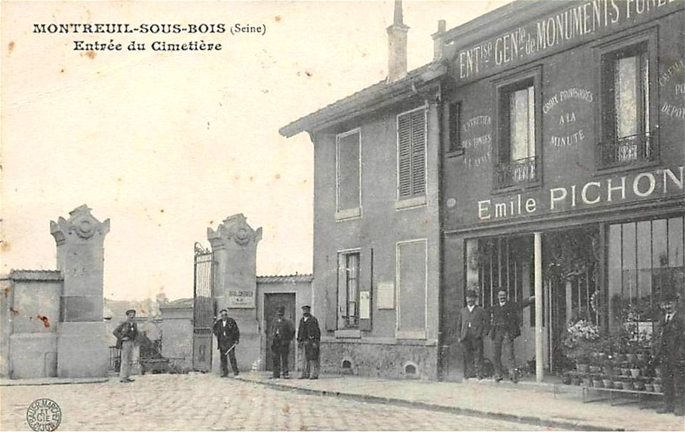 Montreuil.Entrée du cimetière