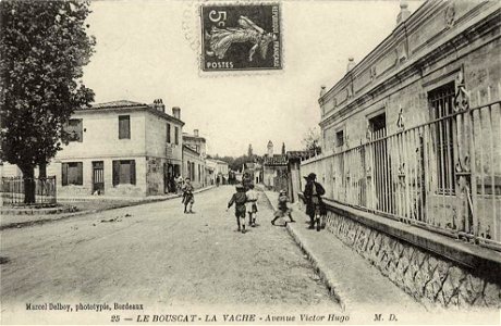 Le Bouscat.Avenue Victor-Hugo.La Vache