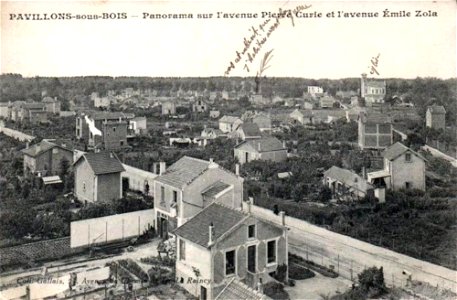 Pavillons-sous-Bois.Avenue Pierre-Curie.Avenue Émile-Zola